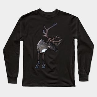 Santa Claus Reindeer Long Sleeve T-Shirt